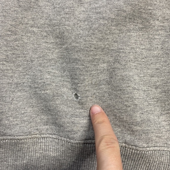 Champion Eco Authentic Gray Sweatshirt Grunge 2XL - Picture 5 of 7